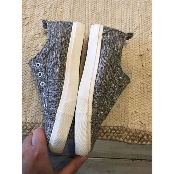 Corkys Babalu Tweed Gray Slip On Casual Sneakers Shoes Womens Sz 8 - Picture 6 of 8